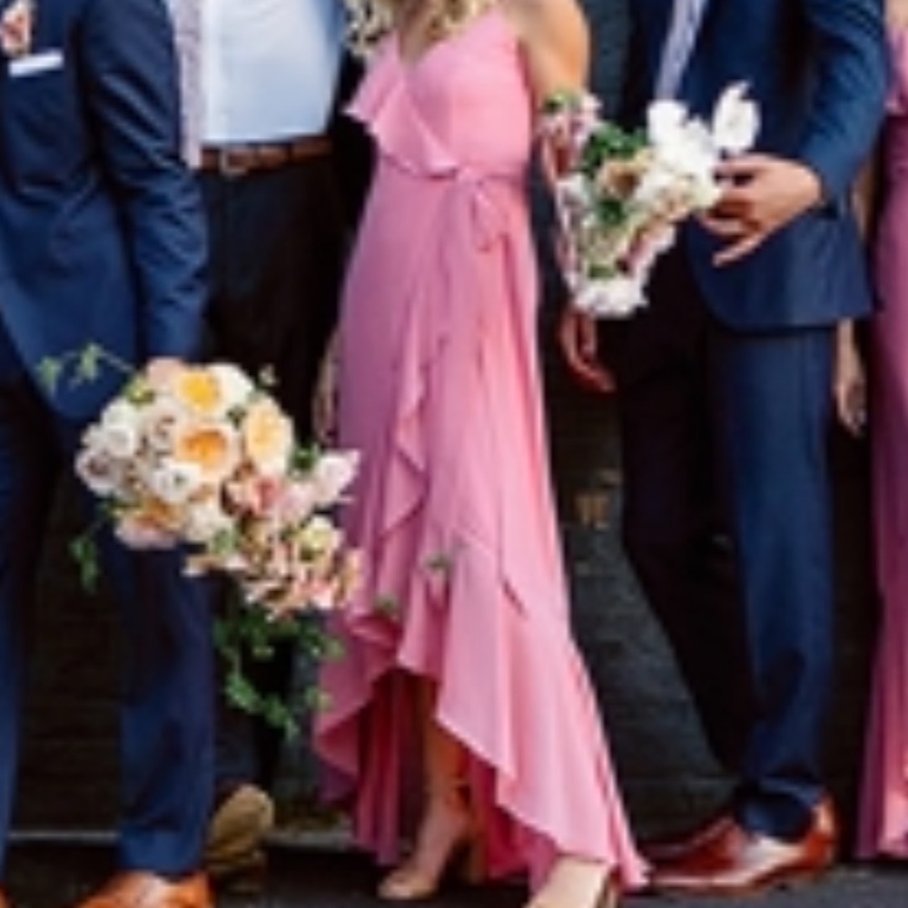 Pink Wrap Dress